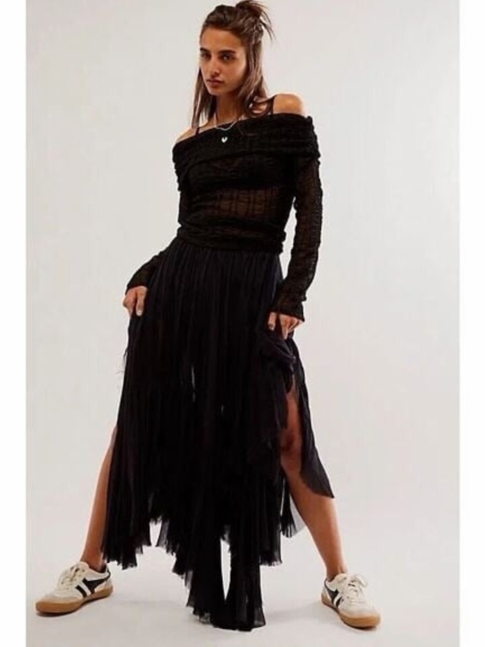 Free People One Clover Skirt - Black